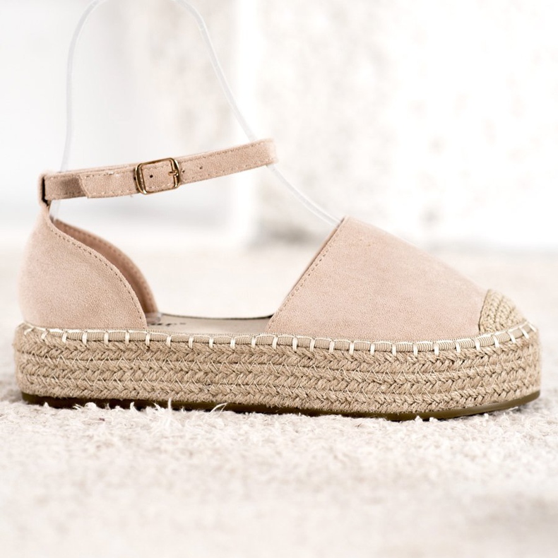Seastar Espadrile bej pe platformă 1