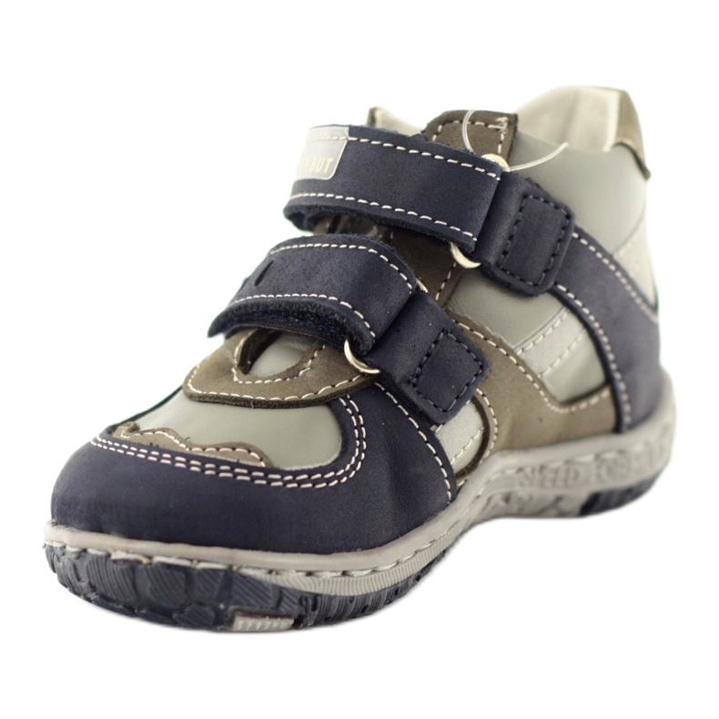 Cizme din piele Ren But 1363 bleumarin albastru marin gri 2