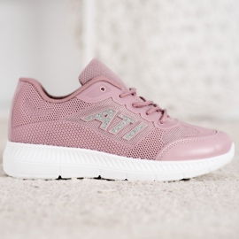 SHELOVET Încălțăminte confortabilă cu plasă roz 2 SHELOVET Încălțăminte confortabilă cu plasă roz 2