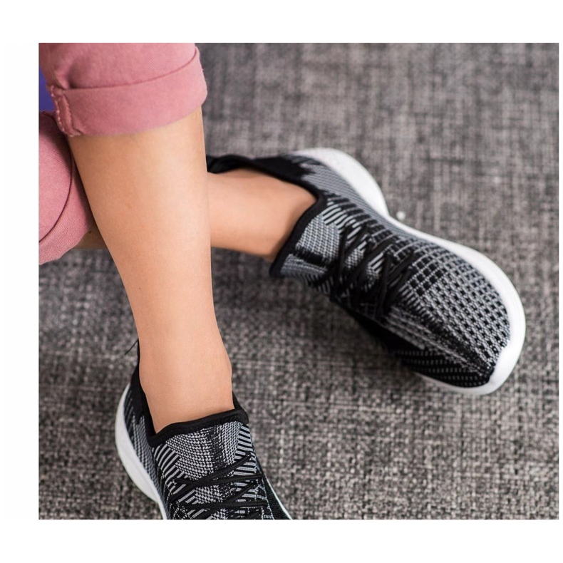 Încălțăminte textilă MCKEYLOR alb negru 1