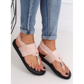 Sandale, sandale din bumbac roz DD82P Roz 1 Sandale, sandale din bumbac roz DD82P Roz 1