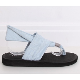 Albastru DD82P Flip-flops albastru, din bumbac 4