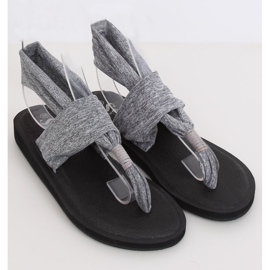 Sandale gri, bumbac, gri DD81P Gri 1 Sandale gri, bumbac, gri DD81P Gri 1