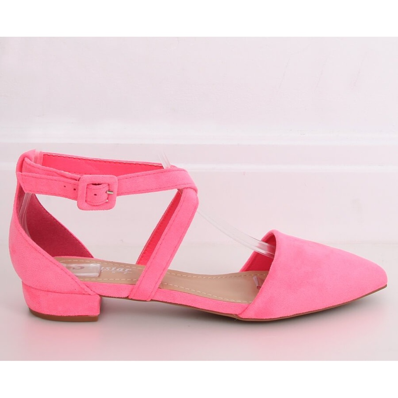 Balerine decupate cu neon LL-213P Fushia roz 1 Balerine decupate cu neon LL-213P Fushia roz 1