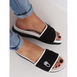 Papuci negri negri pentru femei G-338 Negri negru 1