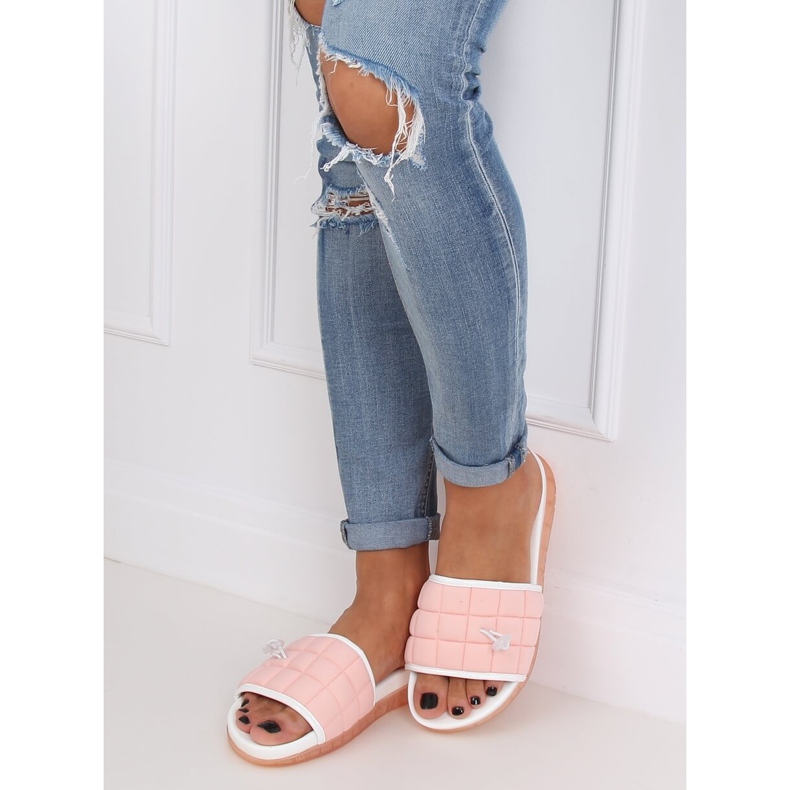 Papuci roz pentru femei roz G-338 Roz 1