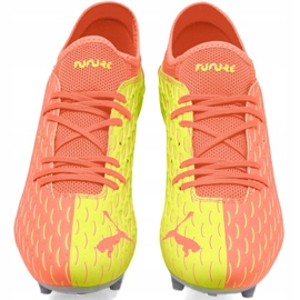 Ghete de fotbal Puma Future M 5.4 Osg Fg Ag 105941 01 roșu portocale 1 Ghete de fotbal Puma Future M 5.4 Osg Fg Ag 105941 01 roșu portocale 1