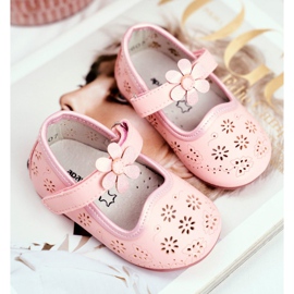 Apawwa Balerini pentru copii pe Velcro Flower Pink Flored roz 2 Apawwa Balerini pentru copii pe Velcro Flower Pink Flored roz 2