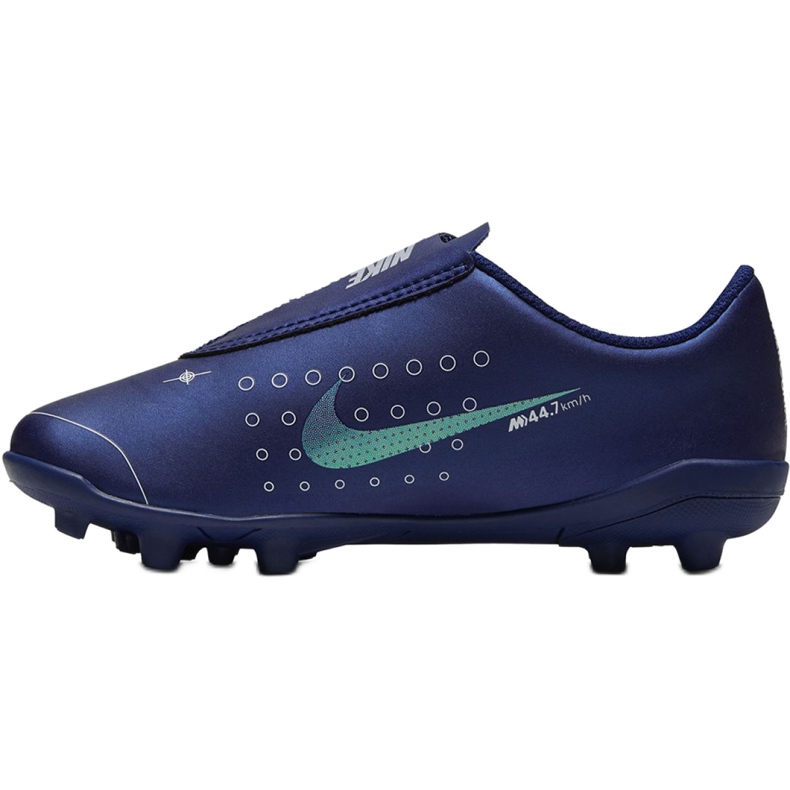 Pantofi de fotbal Nike Mercurial Vapor 13 Club Mds Mg PS (V) Jr CJ1149 401 albastru marin 2