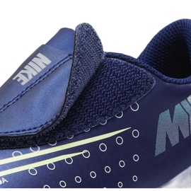 Pantofi de fotbal Nike Mercurial Vapor 13 Club Mds Mg PS (V) Jr CJ1149 401 albastru marin 3