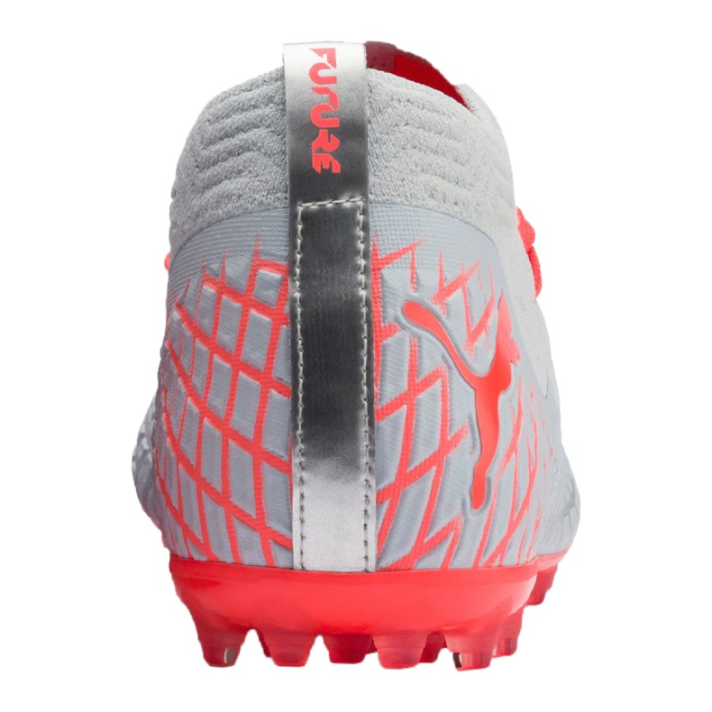 Ghete de fotbal Puma Future 4.2 Netfit Mg M 105681-01 argint 3