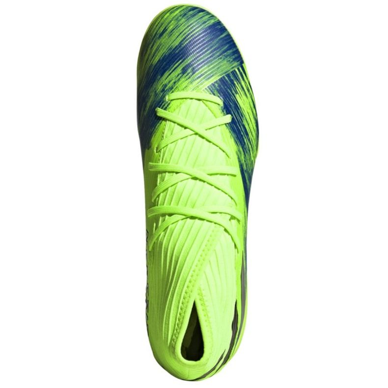 Ghete de fotbal Adidas Nemeziz 19.3 Tf M FV3994 multicolor verde 2