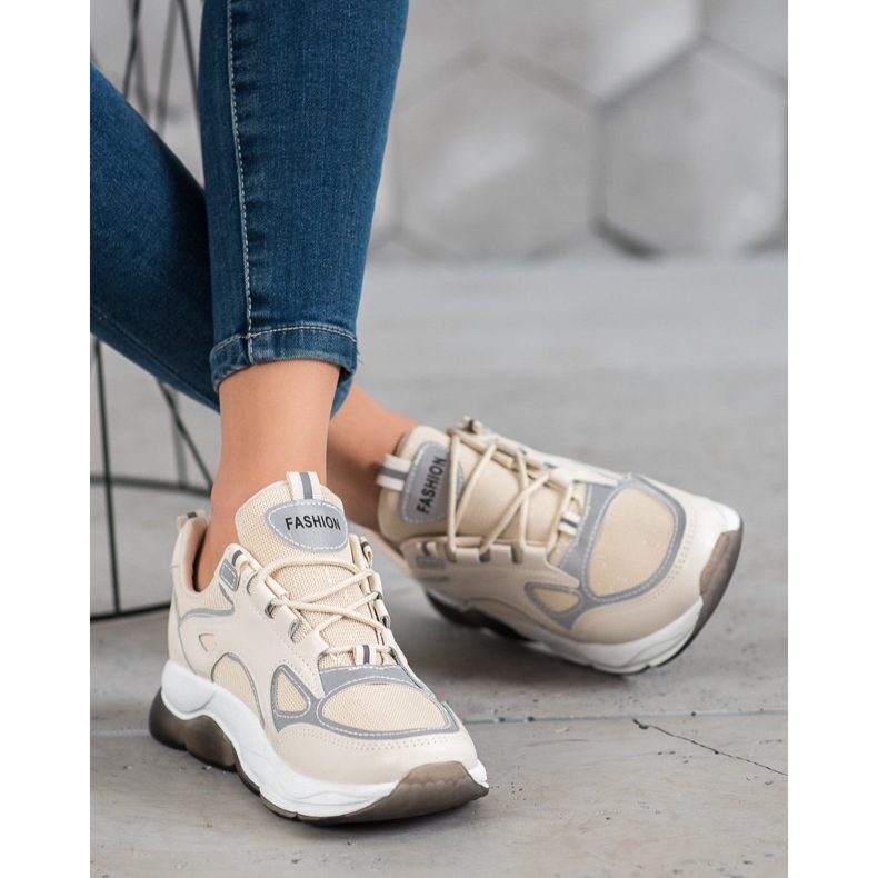 Via Giulia  Adidași de modă sport maro 1