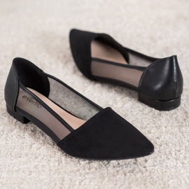 Evento Balerini negri cu plasă negru 2 Evento Balerini negri cu plasă negru 2