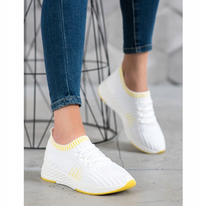 SHELOVET Încălțăminte textilă alb 1 SHELOVET Încălțăminte textilă alb 1