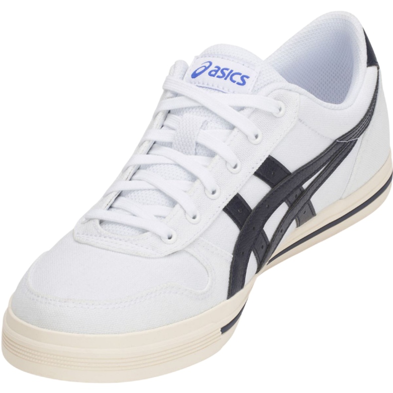 Pantofi Asics Aaron M 1201A008 101 alb albastru marin 3
