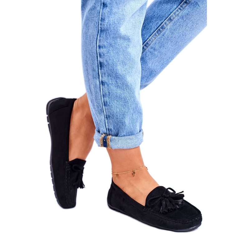 EVE Mocasini Femei Suede 20PB35-2003 Negru Donna Mia 2