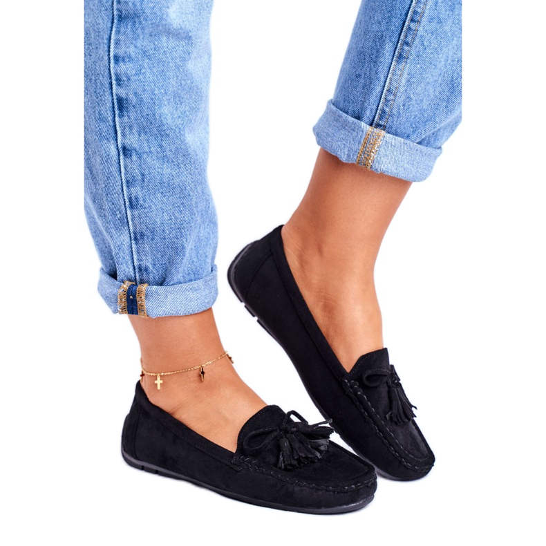 EVE Mocasini Femei Suede 20PB35-2003 Negru Donna Mia 1