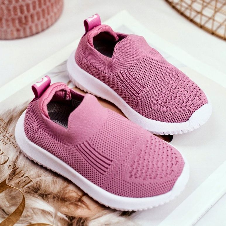 Apawwa Pantofi sport pentru copii Slip-On Pink Eltros roz 2