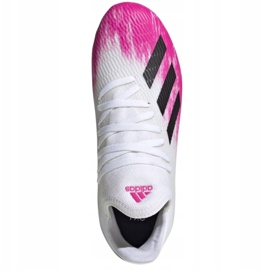 Ghete de fotbal Adidas X 19.3 Fg Jr EG7150 multicolor alb 2