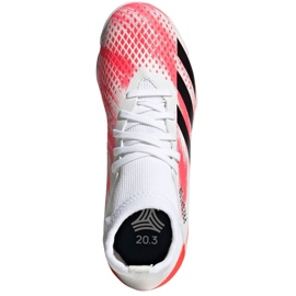 Ghete de fotbal Adidas Predator 20.3 Tf Jr EG0929 multicolor alb 1