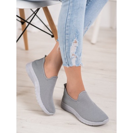 Super Mode Pantofi sport de alunecare gri 1 Super Mode Pantofi sport de alunecare gri 1