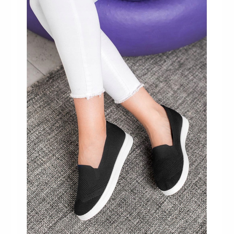 Via Giulia  Sliponi pe platformă negru 2