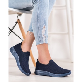 Super Mode Pantofi sport de alunecare albastru marin albastru 1