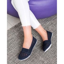 Bona Încălțăminte calată slip-on albastru marin albastru 3