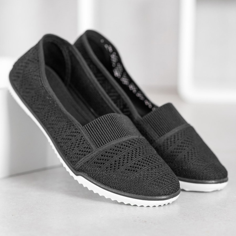 Bona Încălțăminte calată slip-on negru 1