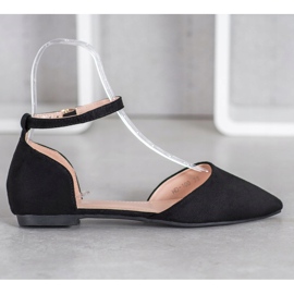 Diamantique Pompe clasice cu cataramă negru 2