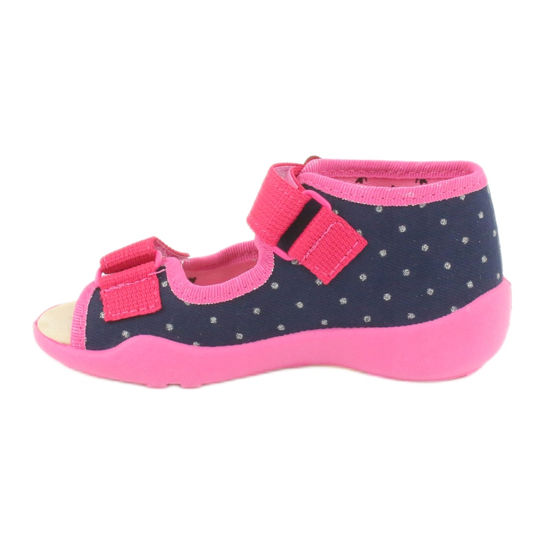 Pantofi pentru copii Befado galbeni 342P015 albastru marin roz multicolor 1