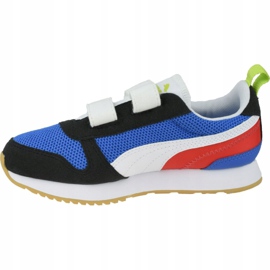 Puma R78 V Ps Jr 373617-03 alb negru roșu albastru 1