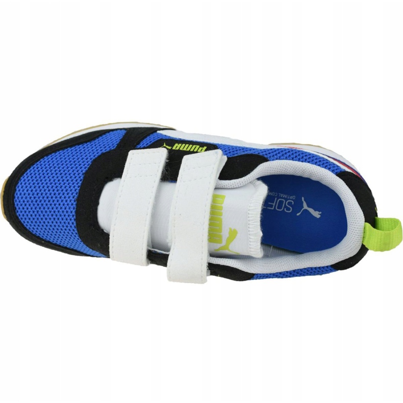 Puma R78 V Ps Jr 373617-03 alb negru roșu albastru 2