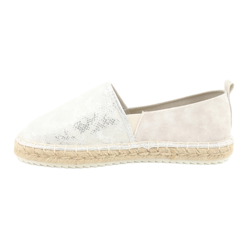 Big Star Espadrile stele mari 274A514 argint gri 3