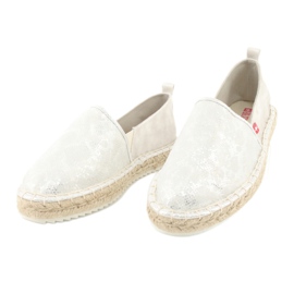 Big Star Espadrile stele mari 274A514 argint gri 4