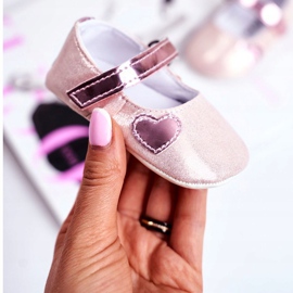 Apawwa Adidași pentru copii Velcro Baptism Pink Bellawa roz 2