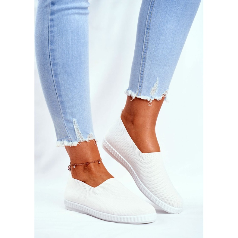 Adidași de damă Adidași alunecați Gri alb 1