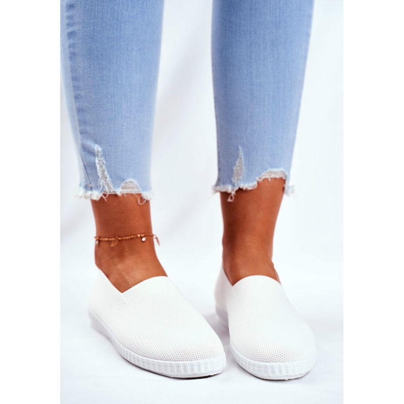 Adidași de damă Adidași alunecați Gri alb 2