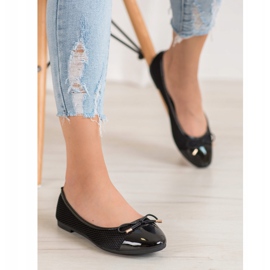 Diamantique Balerini cu plasă negru 1