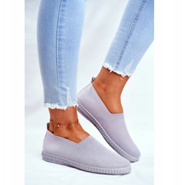 PS1 Adidași de damă Adidași alunecați Gri Gri 2