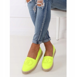 Espadrile de damă neon T341P Verde Fluorescent 1