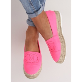 Espadrile pentru femei cu neon T341P Roz fluorescent 1