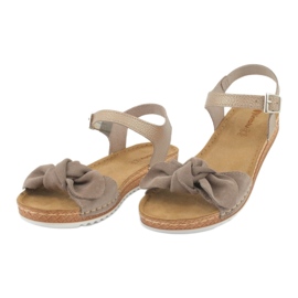 Pantofi de damă Comfort Inblu 158D118 bej 2