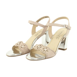 Sandale Caprice pantofi de damă 28303 multicolor roz 4