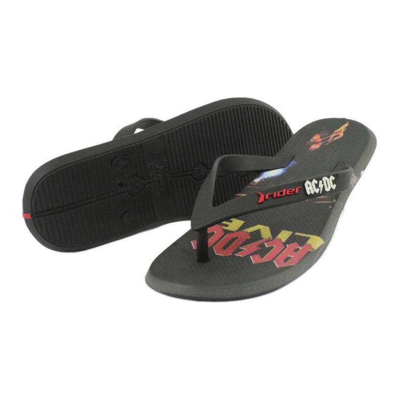 RIDER 82799 ACDC flip-flops THONG AD men BRAZILIA negru multicolor 2
