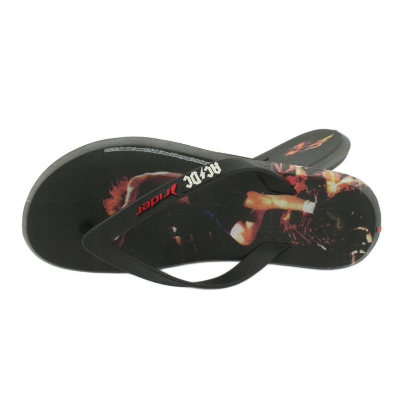 RIDER 82799 ACDC flip-flops THONG AD men BRAZILIA negru multicolor 3