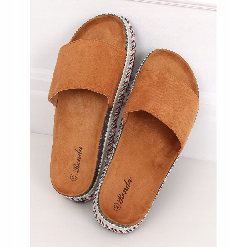 Papuci de damă Camel BQ-50 Camel maro 1