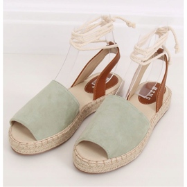 Espadrile pentru femei acvamarine LL908 Verde 2