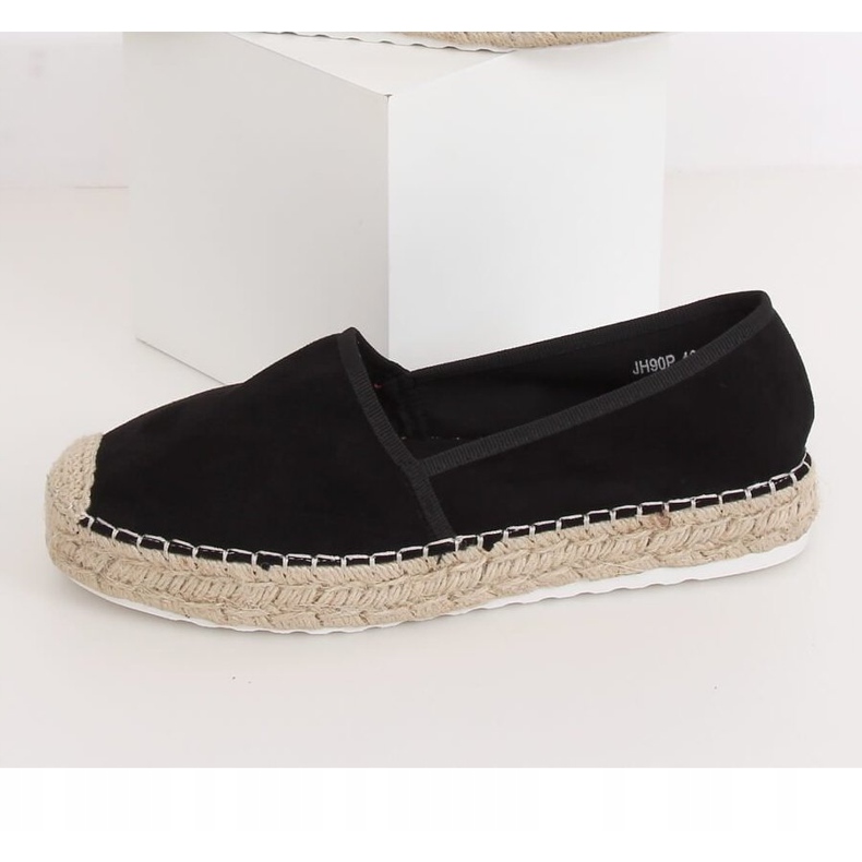 Espadrile dama negre JH90P Negre negru 1